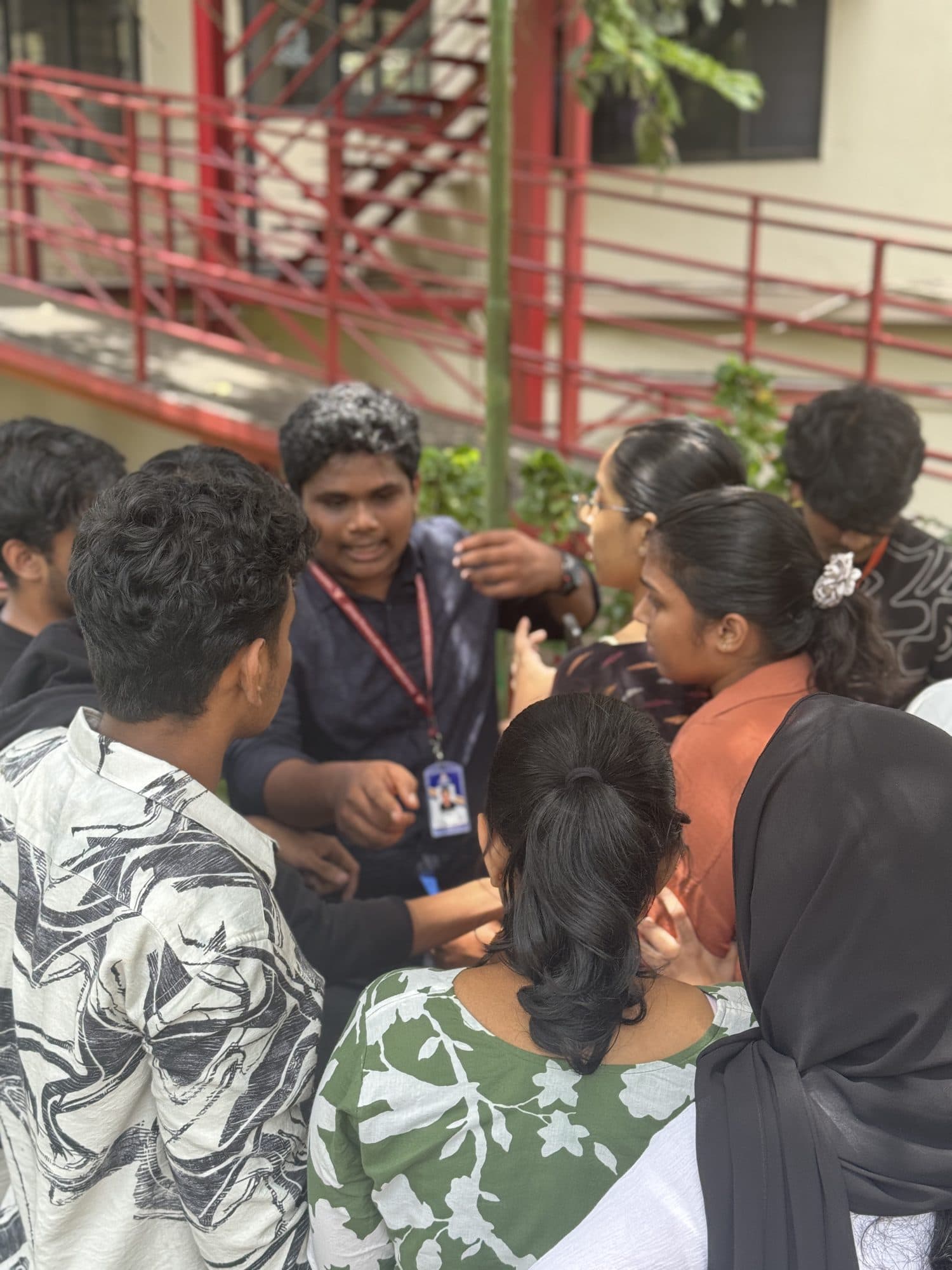 Students gathered together during a Renascence activity
